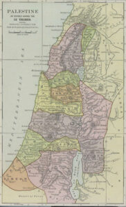 Palestine as Divided Among the Twelve Tribes